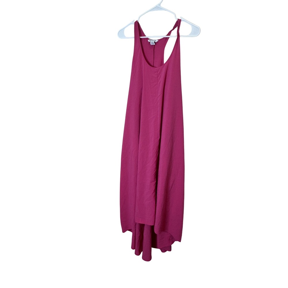 Athleta Dress Womens Medium Pink Scoop Neck Tank Maxi Swing Jersey Casual Travel